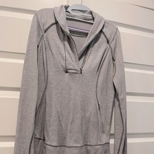 Lululemon Grey Wrap-Style Jacket